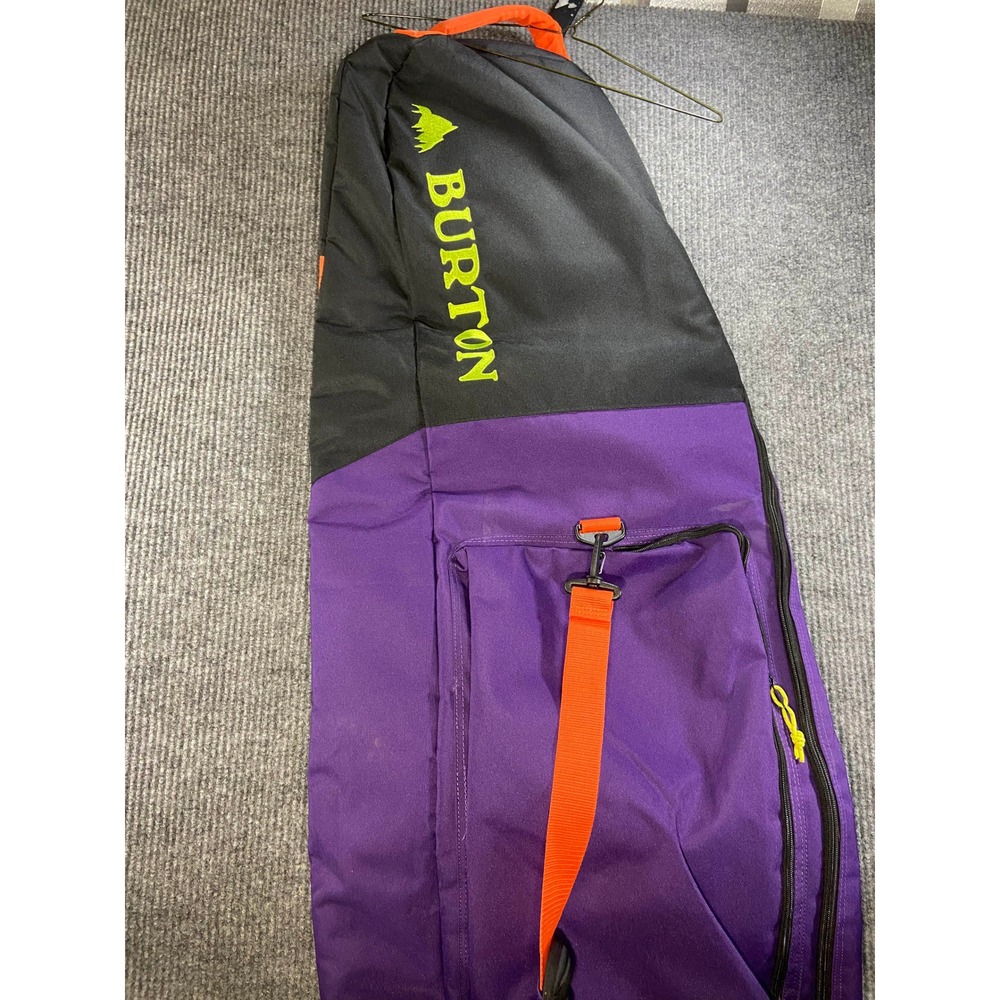 Burton Padded Snowboard Bag Purple Black Orange Travel Carry Case